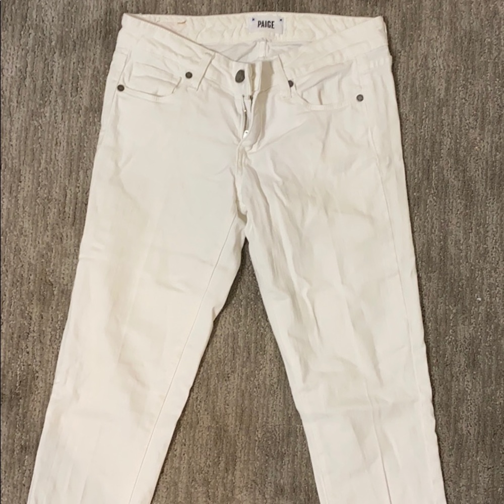 Paige white jeans good condition size 25